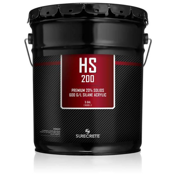 HS 200 | Silane Acrylic Clear Concrete Sealer by SureCrete