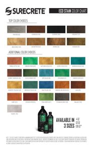 Eco Stain Color Card • SureCrete 2