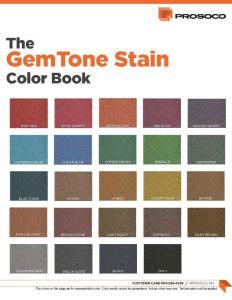 Gemstone Color Card • Prosoco